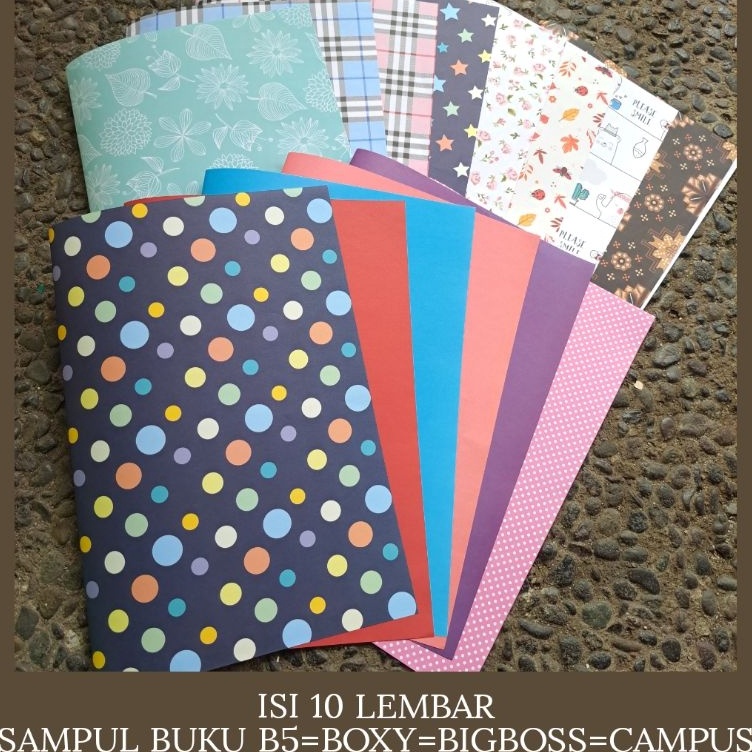 

PSBL9880 Terbaru day Sampul buku isi 10 B5 big bos campus boxy shabby cute animal bunga