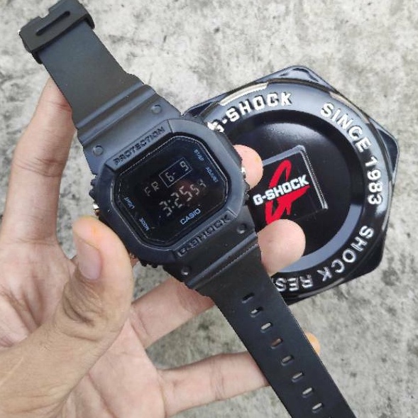 JYXR0263 Terlaku.../ Jam Tangan Casio Water Resist Renang Mandi Hujan - Hitam + Box Kaleng Original 