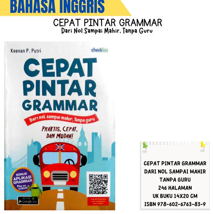 

New Buku Bahasa Inggris-Cepat Pintar Grammar Praktis Cepat Mudah