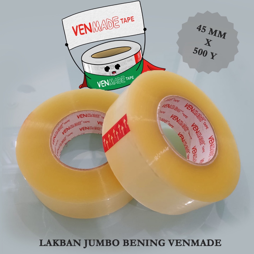 

Murah Lakban Jumbo VENMADE 48 MM x 500 Y 0B0