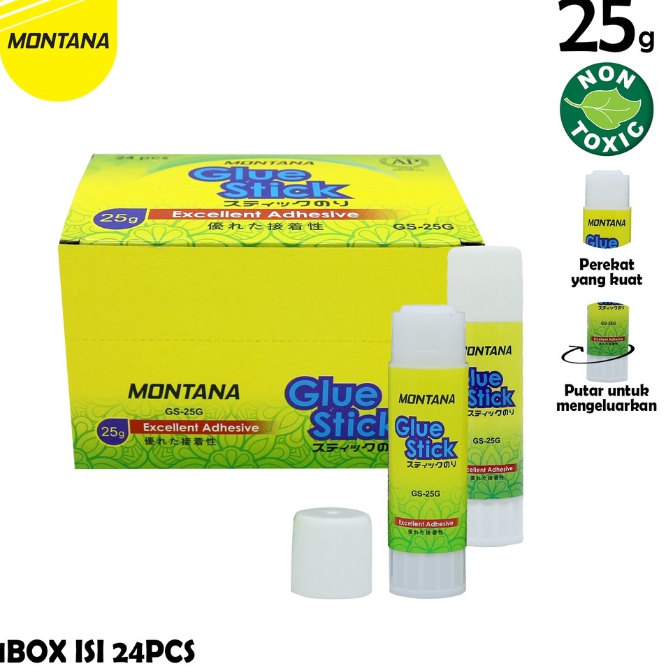 

≛Buruan Beli✺ MurahMurahATK Glue Stick / Lem Batang Montana GS-25 / 25Gr A67 ⁂