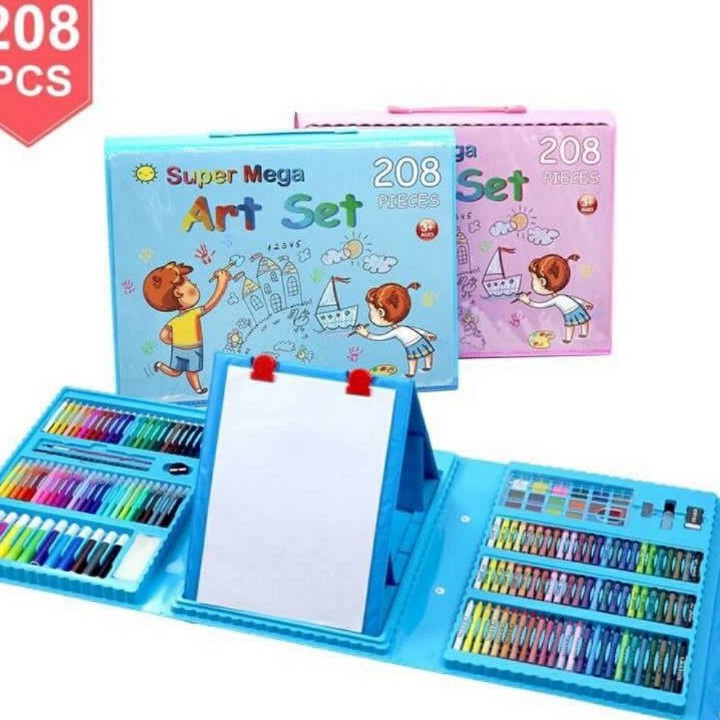 

Promo Crayon Set Drawing 208 pcs/Alat anak melukis dan mewarnai art set 208 pcs Kirim Langsung