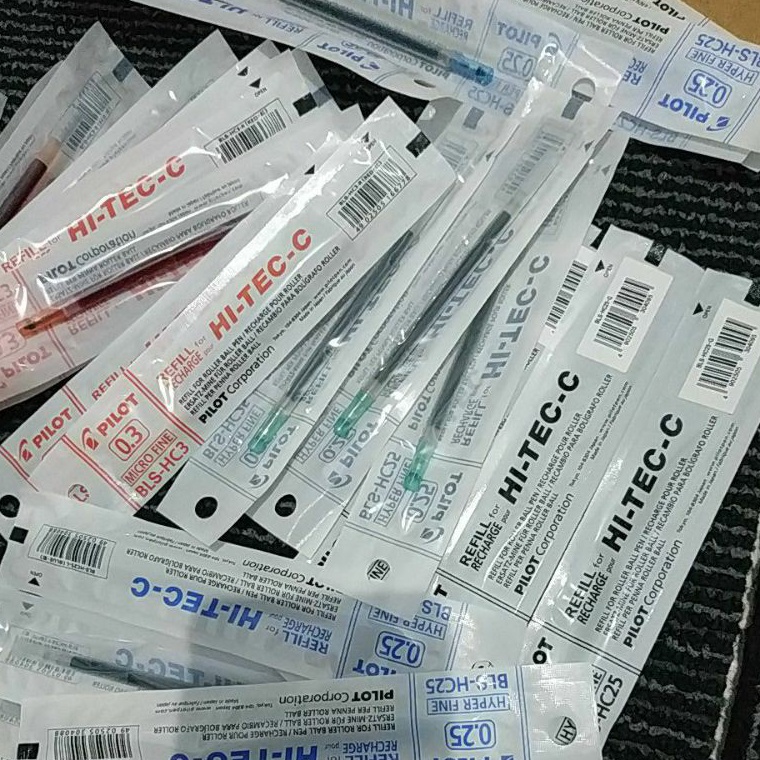 

PZQL9981 Dijamin Ori>/ refill isi ulang hi tec pilot 0.3. 0.4 dan 0.25mm satuan hitec