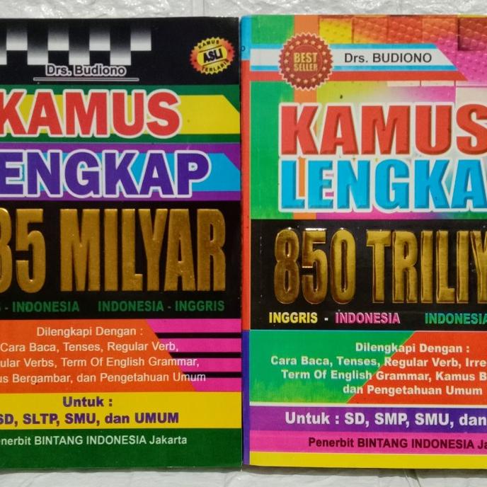 

Limited Kamus Lengkap 850 Miliard Indonesia Inggris Untuk Pelajaran Umum