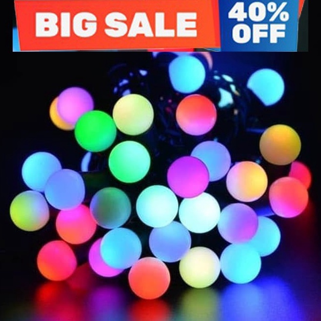 ￣Rib LAMPU TMBLR ANGGUR / LAMPU TMBLR 10 & 5 MTR / LAMPU TMBLR BUNGA / LAMPU HIAS NATAL / LED TWINKE