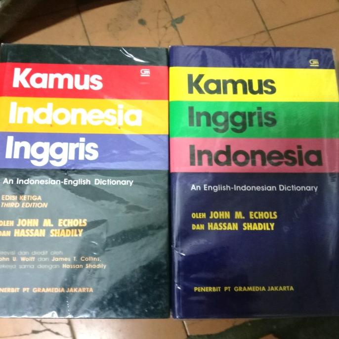 

Limited Kamus John M.Echols, Indonesia-Inggris Dan Inggris-Indonesia /2 Buku