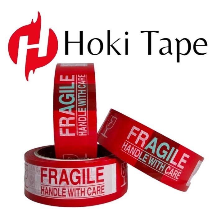 

MXPZ6846 Jangan Sampai Kehabisan!!! LAKBAN fragile 48mm*100yard HOKI TAPE— 4 in 1___034