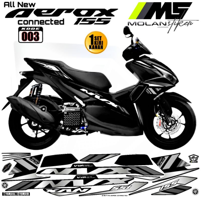 Decal Sticker Striping Variasi Aerox New NVX 155 All New Aerox 155 Connected Aerox 155 Vva Aerox New