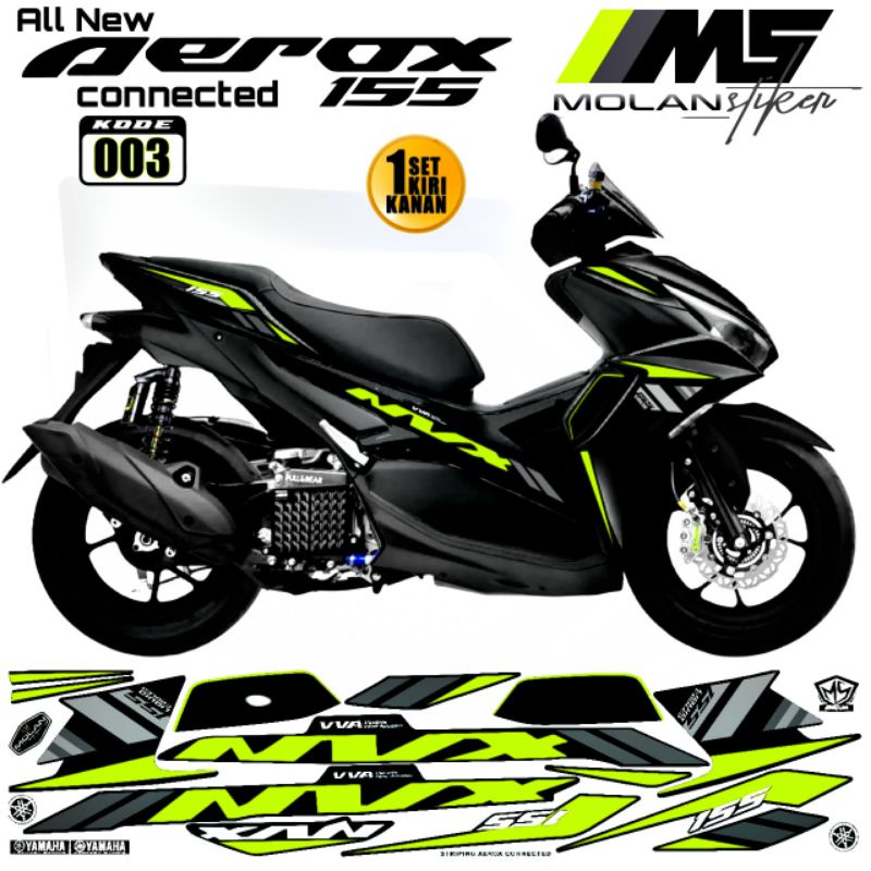 Decal Sticker Striping Variasi Aerox New NVX 155 All New Aerox 155 Connected Aerox 155 Vva Aerox New