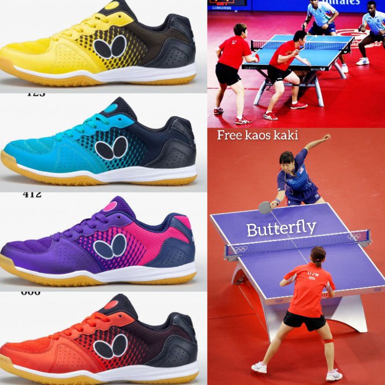 New Stock Sepatu Tenis Meja Butterfly Sepatu Tennis Meja Butterfly Sepatu Butterfly