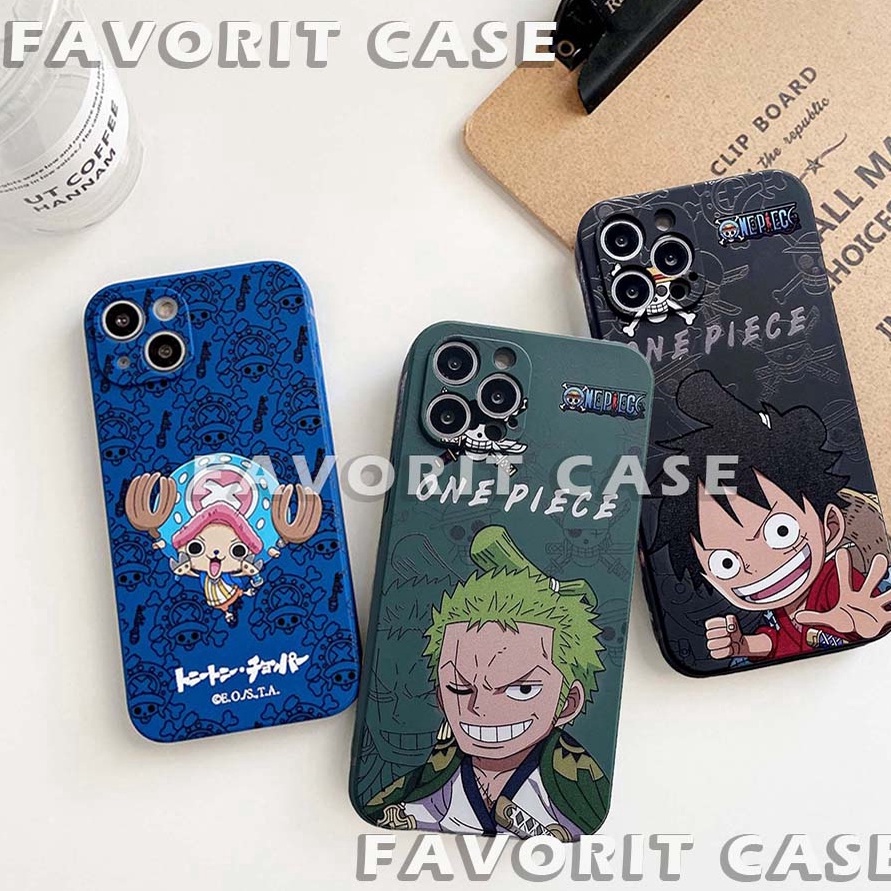 Bestseller Soft Case Oppo F1s F5 F7 F9 F11 F15 F17 F19 PRO Motif One Piece Luffy Zoro Chopper Kartun
