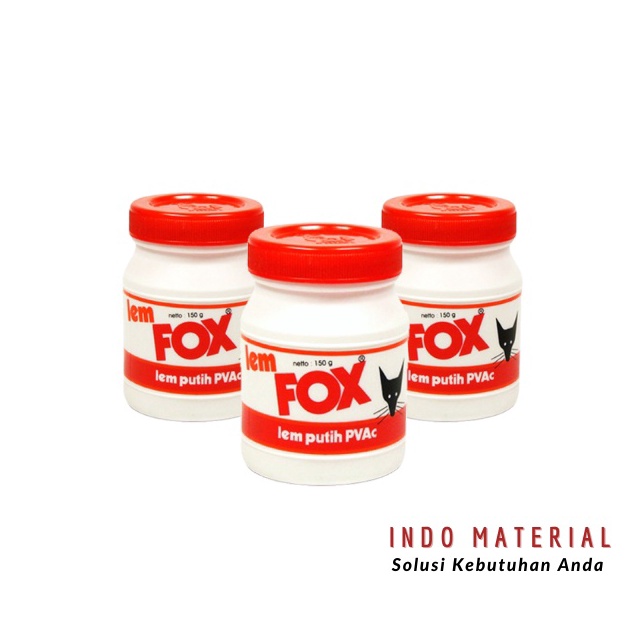 

HBDL5307 ORIGINAL% Lem Fox PVAc Botol 150 gr | Lem Putih Serba Guna Terbaik