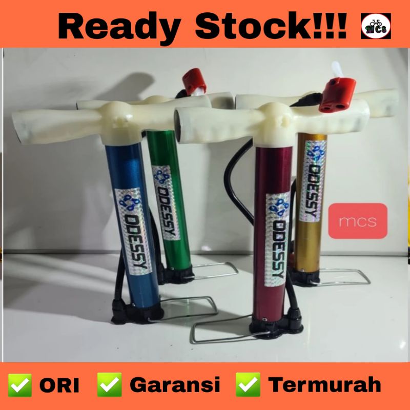 Pompa Sepeda Mini Kecil Pendek Ban Angin Sepeda / Motor Odessy