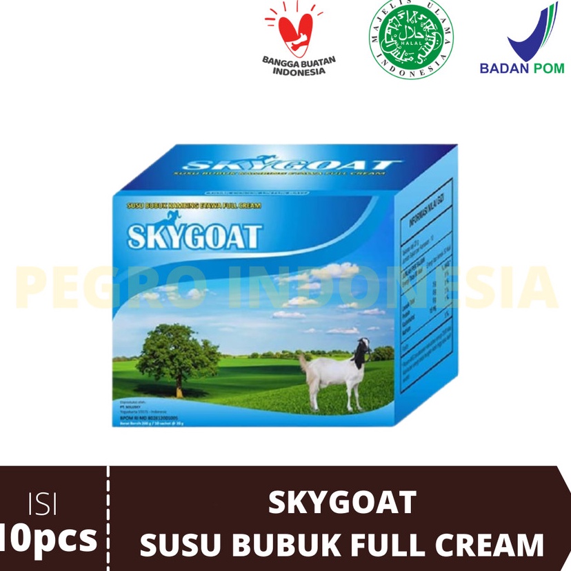 

NHTT5524 sGROSIRs SKYGOAT / SKY GOAT SUSU KAMBING ETAWA BUBUK FULL CREAM ORIGINAL