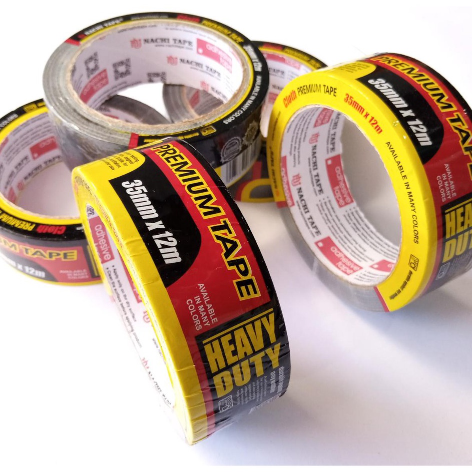 

ZXWZ2708 Terlaku... Lakban Kain Hitam / Isolasi Tape NACHI 1,5 inch x 12 meter (35 mm x 12 Meter).