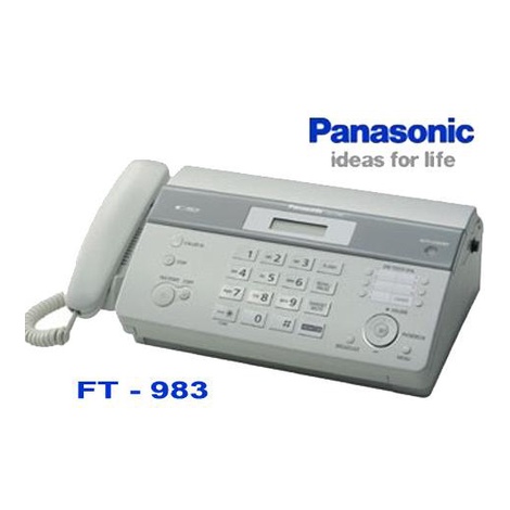 Mesin Fax Panasonic Kx-Ft983 Original