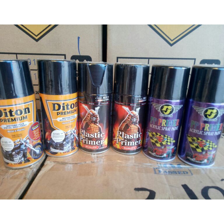 TERBARU Cat Dasar plastik Plastic plastic primer diton premium 9100 plastic primer rj london plastic