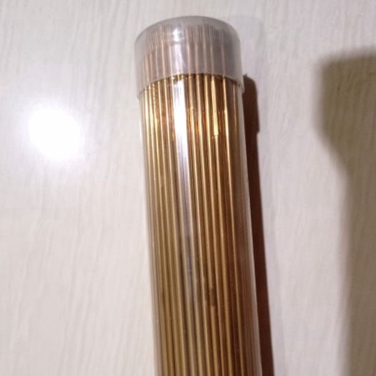 FDNH3046 Terbaru  Kawat las kuningan 3mm Hakkansun / Kawat las kuningan panjang 1 meter termurah / k