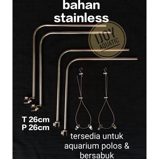 Ready stand tiang lampu aquascape HPL heatsink