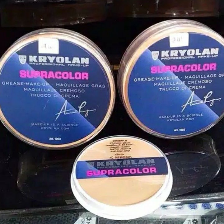 Terkini KRYOLAN SUPRACOLOR FOUNDATION ORIGINAL 100% / FOUNDATION MUA KRYOLAN (KRAYOLAN) Terlaku.