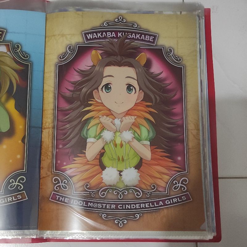 

A4 Clearfile Clear File Anime IDOLM@STER Idolmaster Original Jepang 16