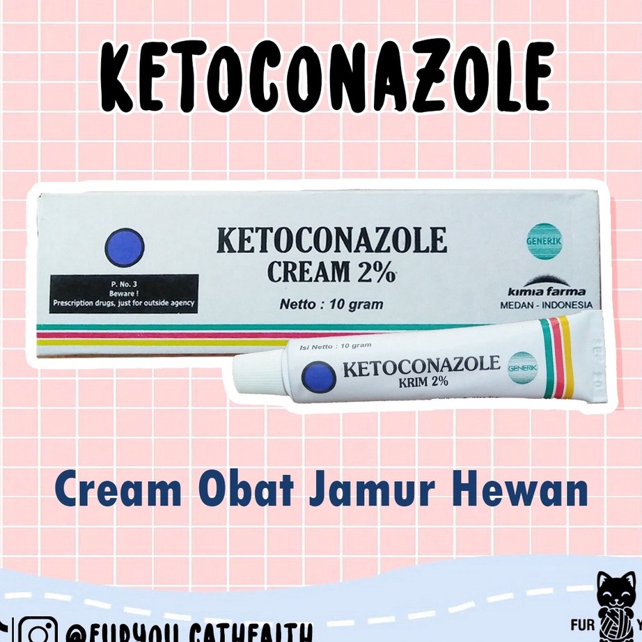 Harga Promo Ketokonazole cream obat jamur hewan obat jamur kucing
