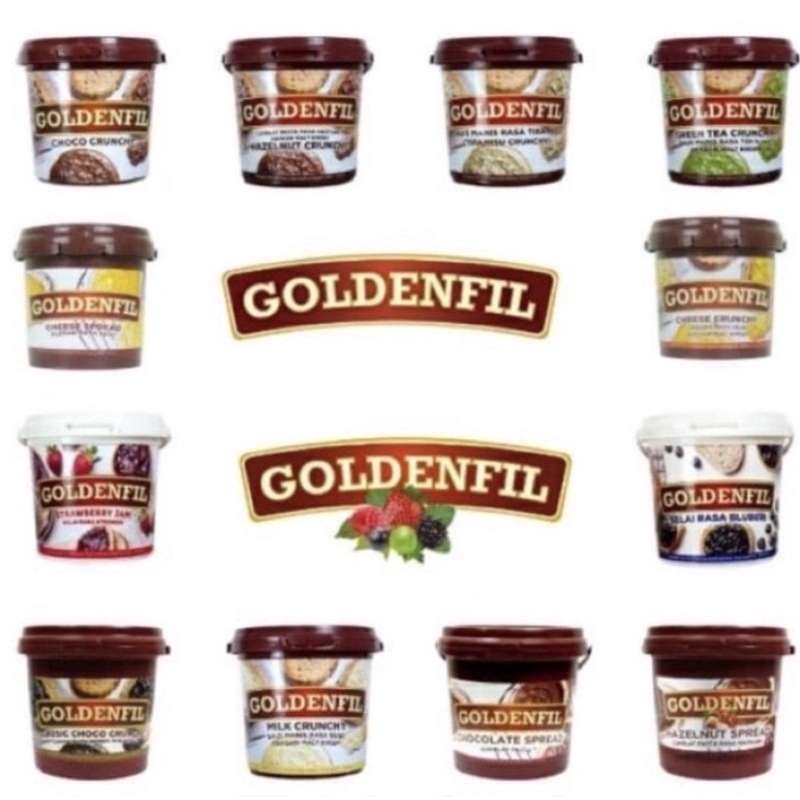 

Best TERMURAHH!! GOLDENFIL SELAI CRUNCHY 1KG | CHOCO | HAZELNUT | DARK CHOCO | TIRAMISU | GREEN TEA Model Terkini