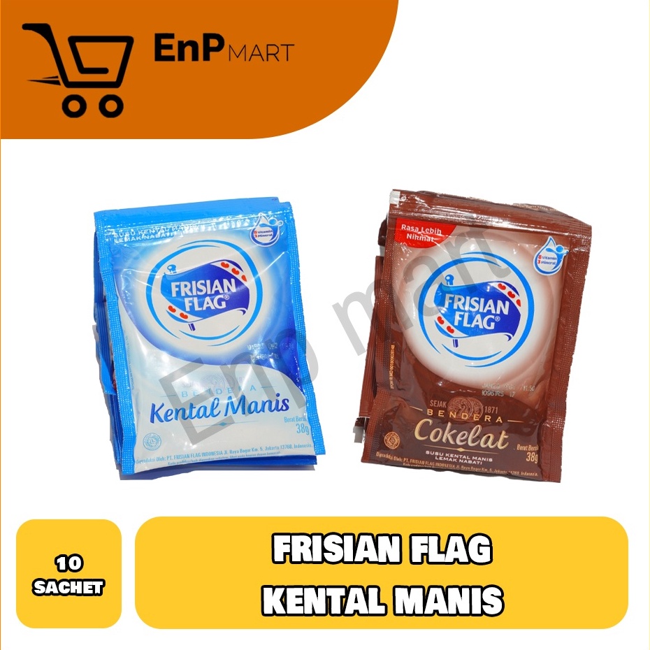 

XXKR0745 ✓ Susu Kental Manis Frisian Flag (Bendera) - 1 Renceng 6 Sachet