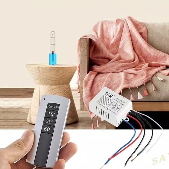 Sparepart Remote Control Saklar Timer Lampu Uv Ozon Remot Lampu Uv
