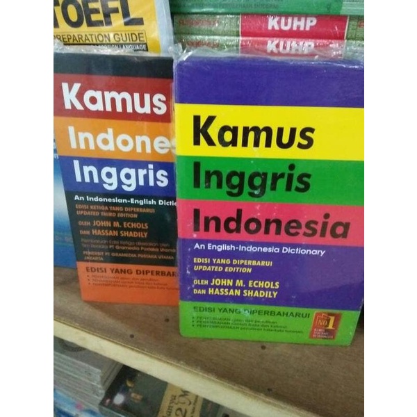 

New Buku Kamus Jhon Echol 1 Set