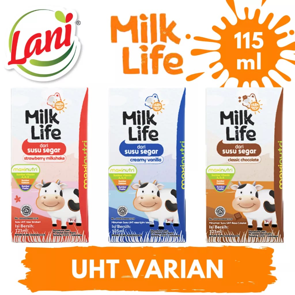 

Milk Life Mini Susu UHT -Netto 115ml