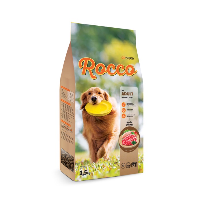Terlaris Rocco Dog Food Makanan Anjing Premium Adult Puppy Dog Food Cppetindo