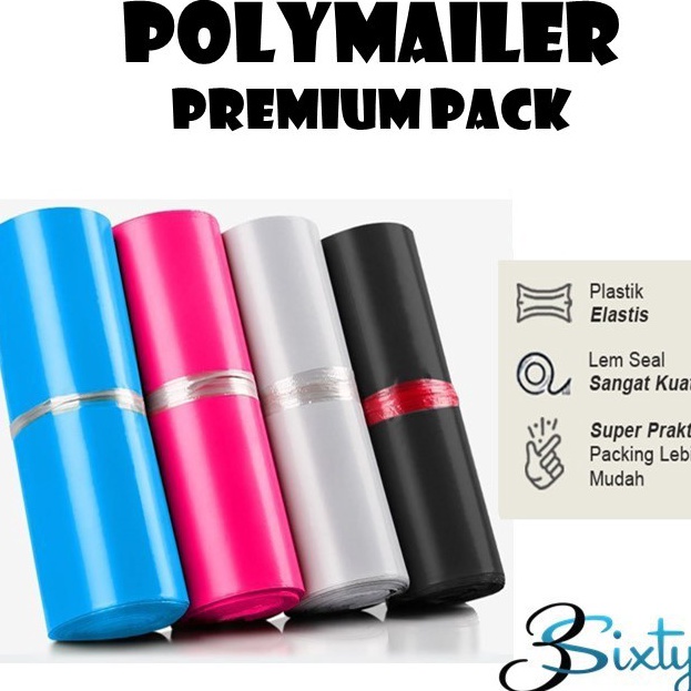 

LYWV7345 DISKON!!!!!!! PLASTIK POLYMAILER PREMIUM TEBAL WARNA LENGKAP LEM Kantong Amplop Packing Online Shop TERMURAH