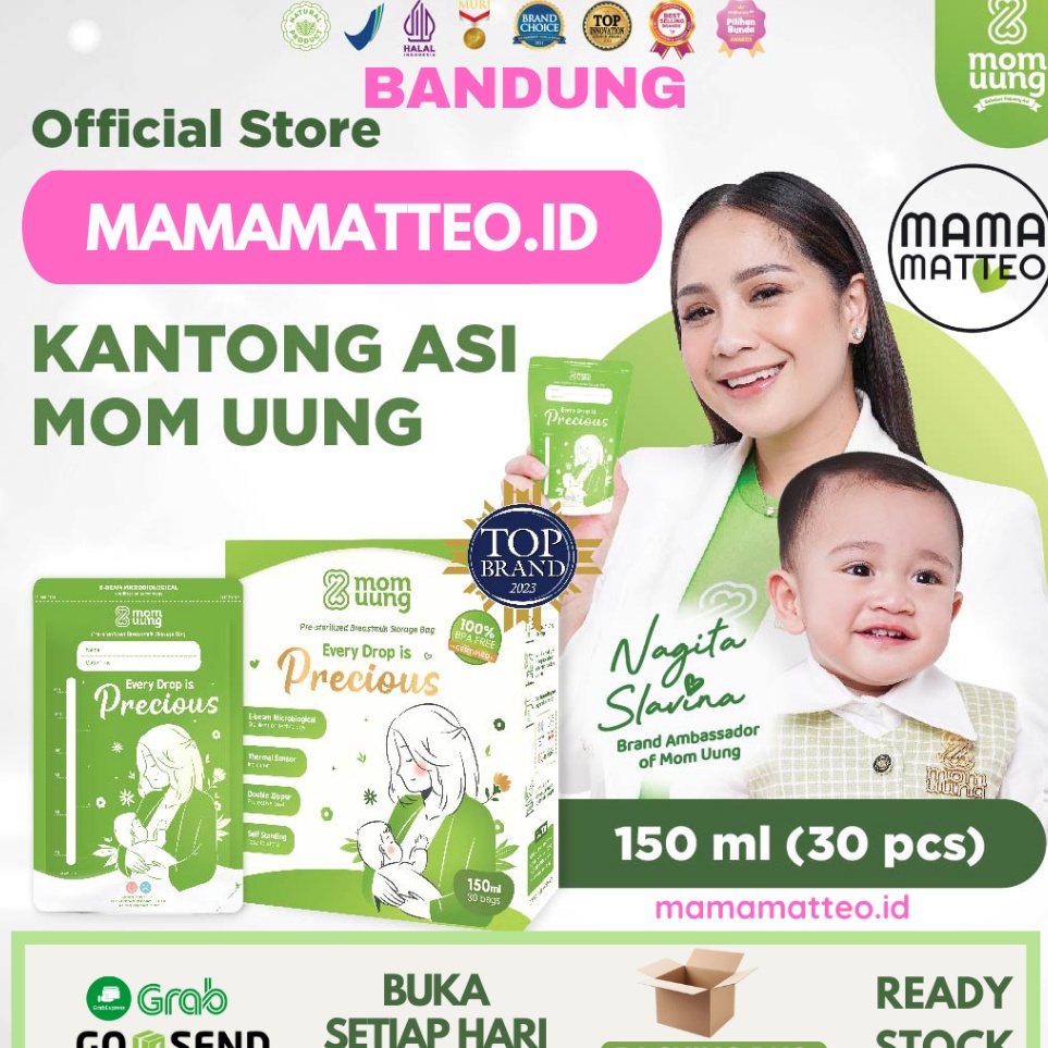 Laris MOM UUNG Kantong ASI BAG / Breastmilk Bag ASI 100ml / MOM UUNG BANDUNG