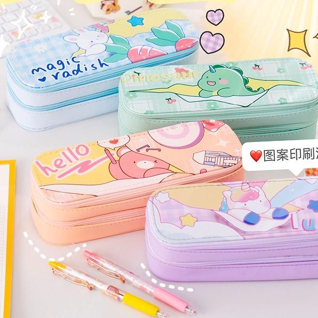 

AE895 Serenity Kotak Pensil Motif Cartoon / Terbaru 2022 / Kotak 2 IN 1 / Unisex Perempuan Laki-laki / Anti Air Import - KP05