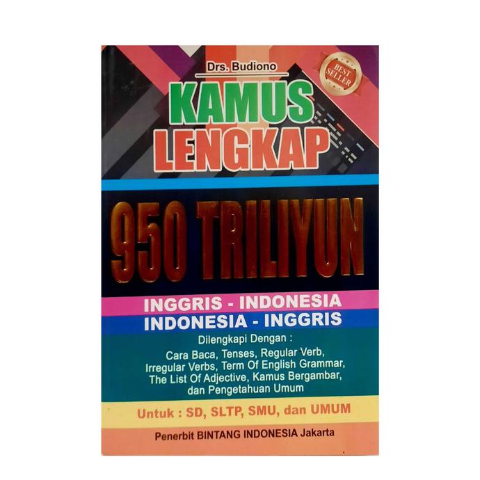 

7.7 Kamus Bahasa Inggris Lengkap 950 Triliyun