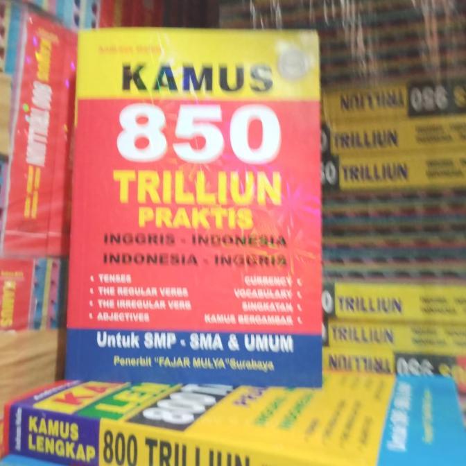 

7.7 Kamus Bahasa Inggris 850 Trilyun_Praktis Warna Idc