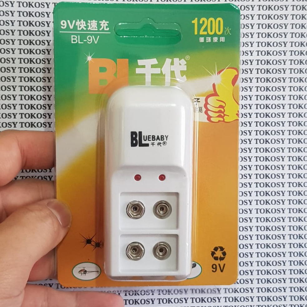 Paling Laris Charger Baterai Kotak 9v - Battery Charger 9 volt BL-09V