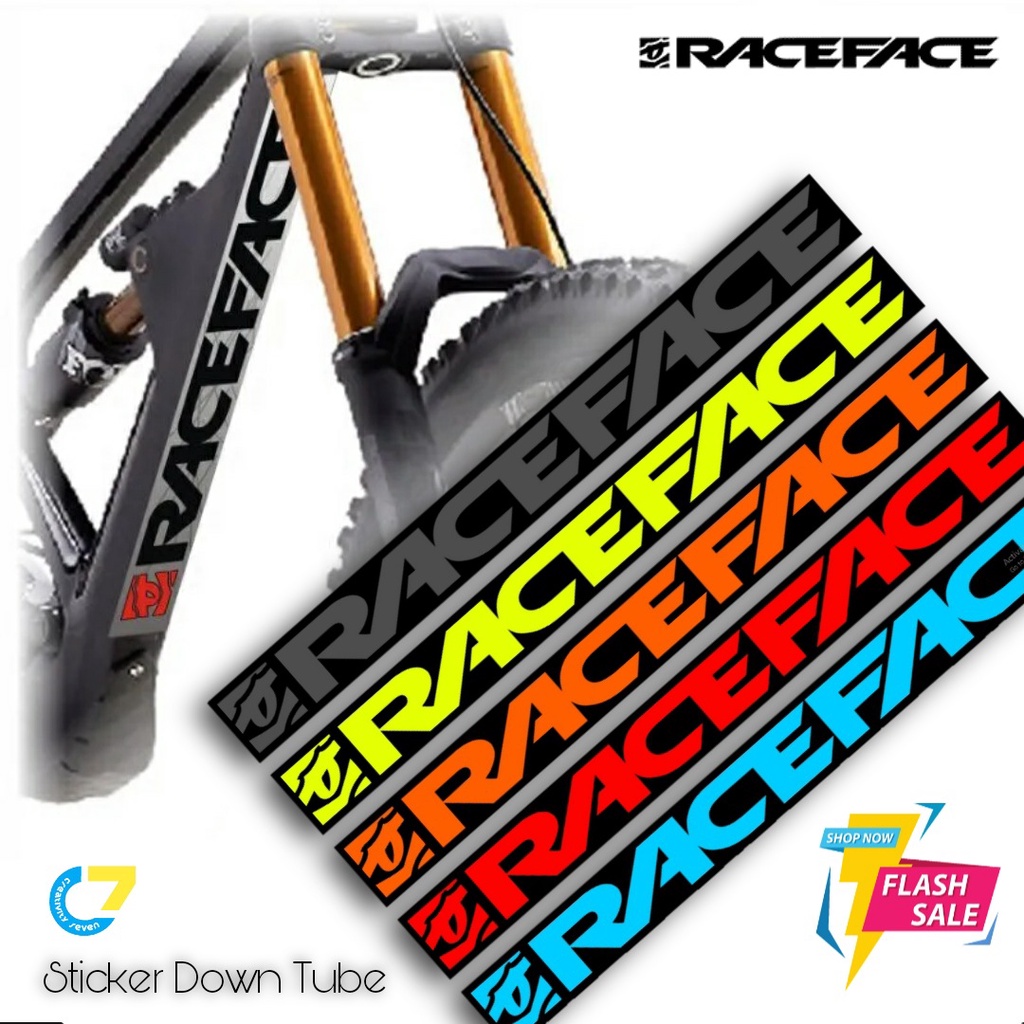 Sticker downtube sepeda / Sticker frame sepeda / Sticker downtube raceface / sticker sepeda / Sticke