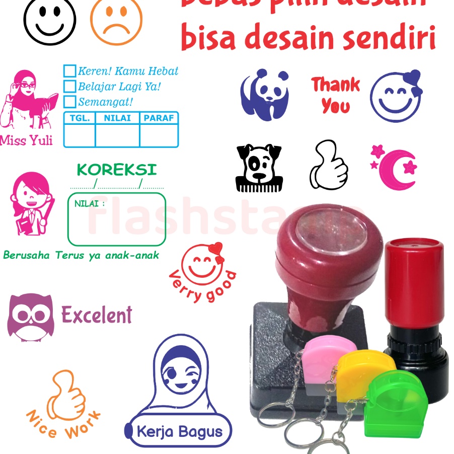 

RDZR6254 9.9 BRANDS FESTIVAL Stempel Nilai Reward Stempel Guru Penilaian Bebas Pilih Desain