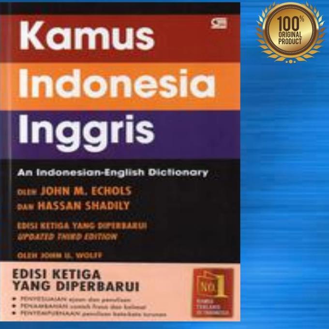 

7.7 Kamus Indonesia - Inggris / Hard Cover