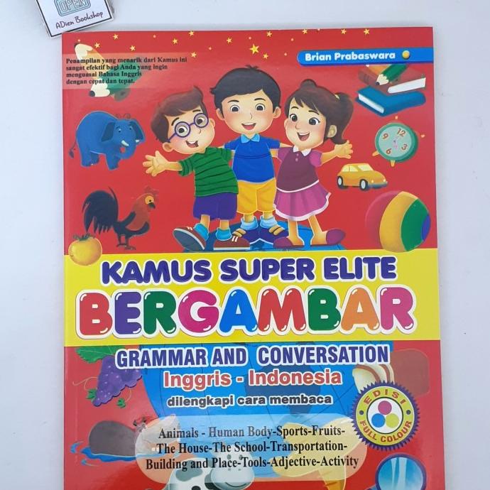 

New Buku Kamus Bergambar Super Elite Jumbo Full Colour Bintang Indonesia