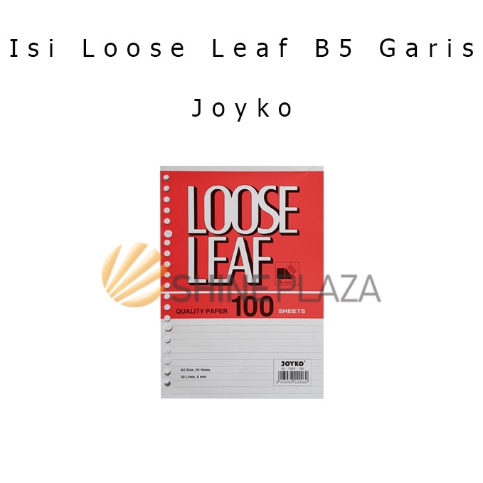 

Termurah Isi Loose Leaf Garis B5 Joyko - Refill Binder Ruled Paper B5 Joyko