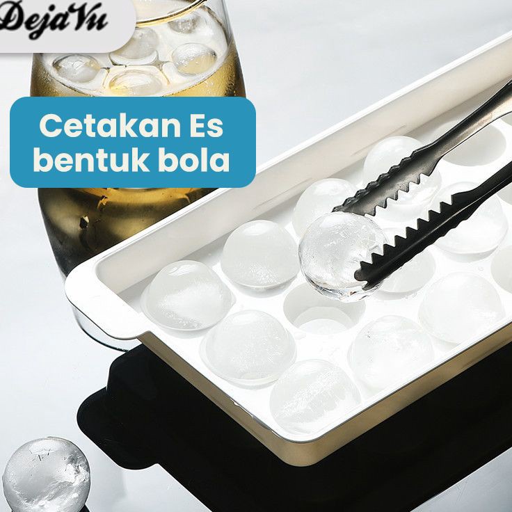 Ready Stock Dejavu Cetakan Es Batu Bulat Bola Cetakan Puding Telur Puyuh Es Jelly Bolong Coklat Loli