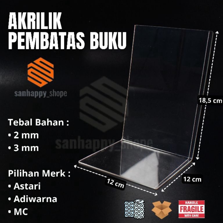 

Terlaris Akrilik Pembatas Buku - Akrilik Standing Buku - Akrilik Penyangga Buku-HP-Majalah
