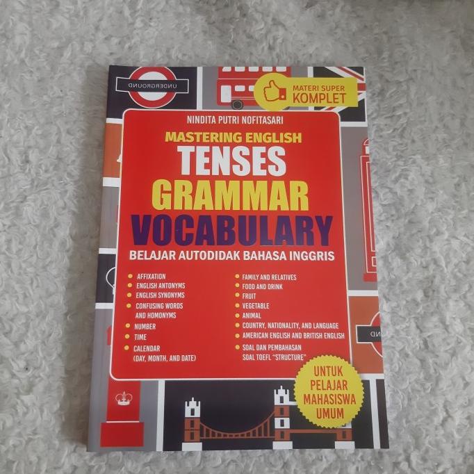 

7.7 Sale Buku Mastering English Tenses Grammar Vocabulary Belaja Autodidak