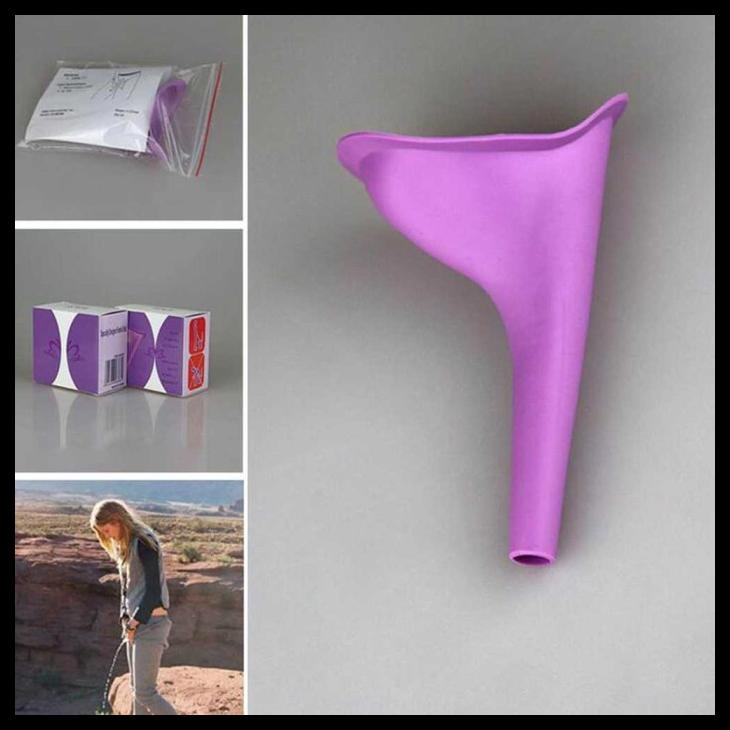 100% AMAN URINATOR PORTABLE SILICON - ALAT BANTU BUANG AIR KECIL WANITA DEWASA PRIVASI 