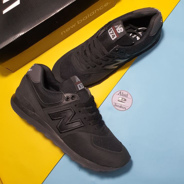 ←✻ NEW BALANCE 574 ENCAP FULL BLACK Readystock