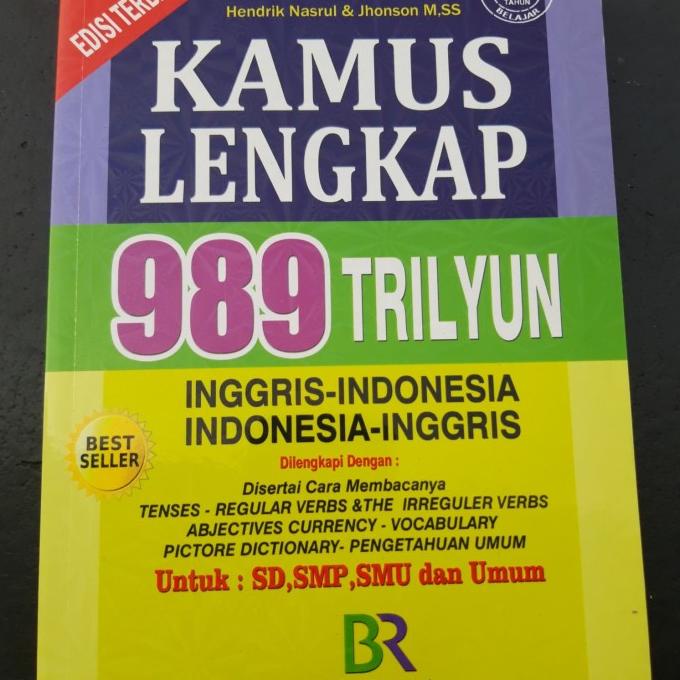 

7.7 Kamus Bahasa Inggris Indonesia 989 Trilyun Berwarna Edisi Terlaris