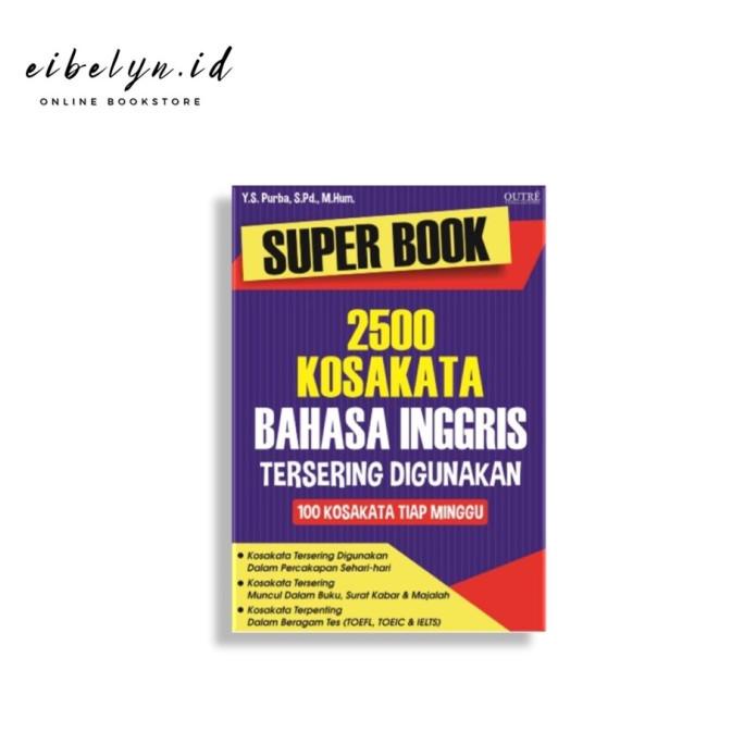 

7.7 Sale Buku Belajar Bahasa Inggris / Super Book 2500 Kosakata Bahasa Inggris